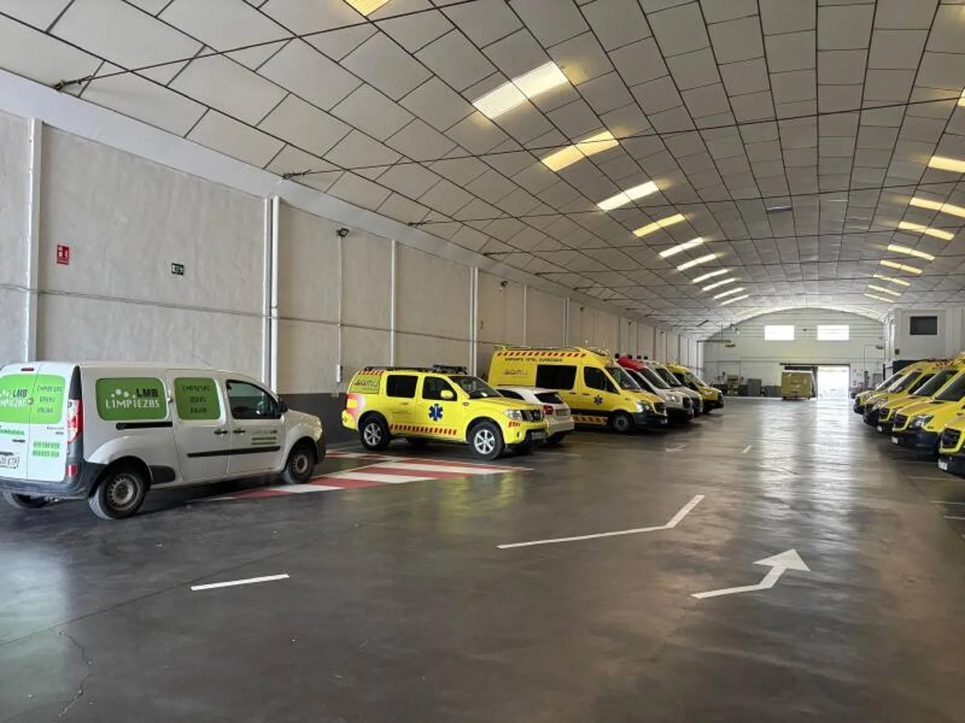 Desinfección de instalaciones de S.A.M.U. Ambulancias